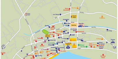 Карта на виентян, Лаос